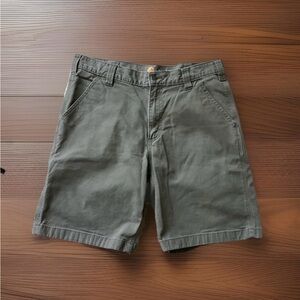Carhartt Mens Relaxed Fit Green Shorts Size 34